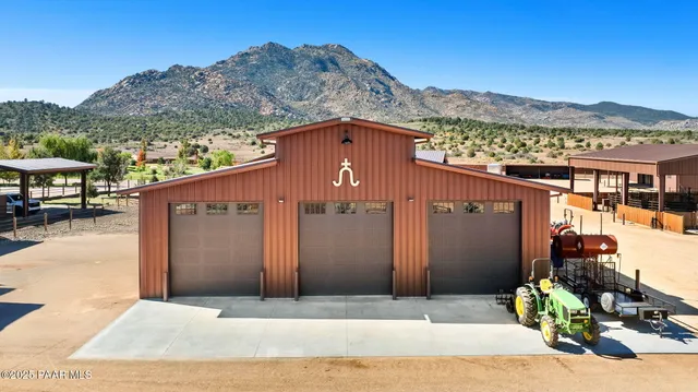 a view of a terrace with a lake view