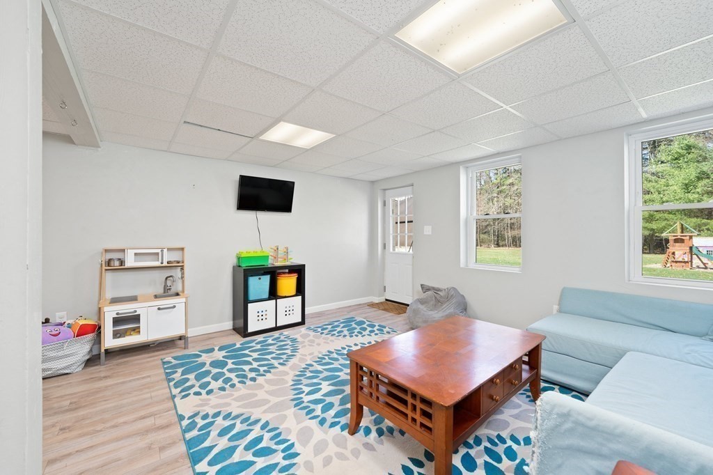 107 Brookfield Road Sturbridge, MA 01518 - Photo 23 of 36 a living room with furniture and a flat screen tv