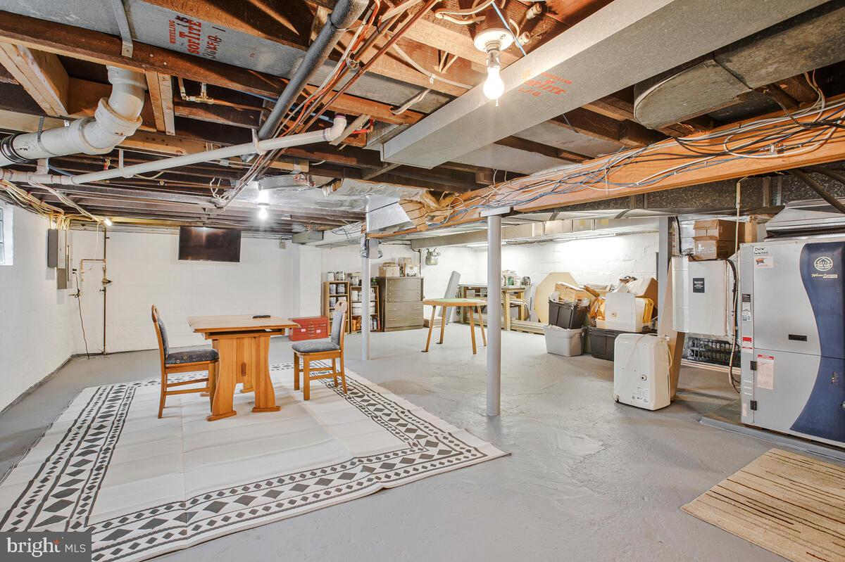 201 Charles Road Linthicum Heights, MD 21090 - Photo 33 of 50 Unfinished basement