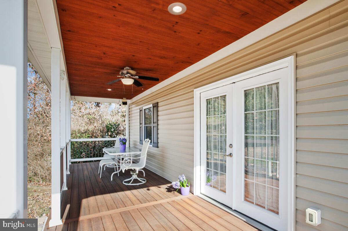 201 Charles Road Linthicum Heights, MD 21090 - Photo 38 of 50 French doors leading to the kitchen