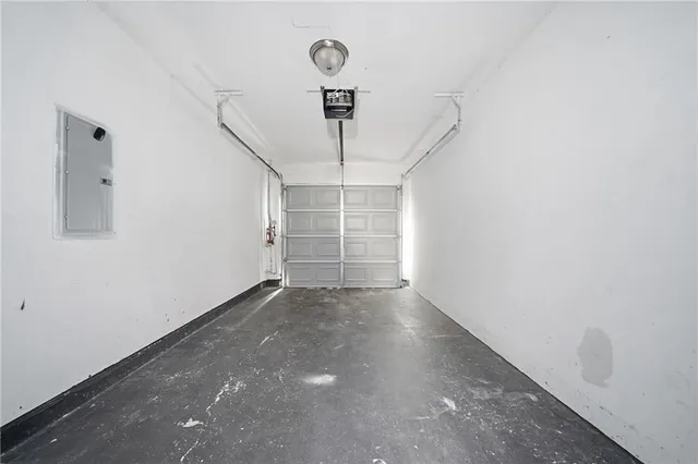 a view of empty room with windows