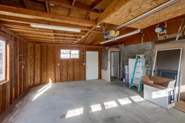 a view of a terrace with a patio