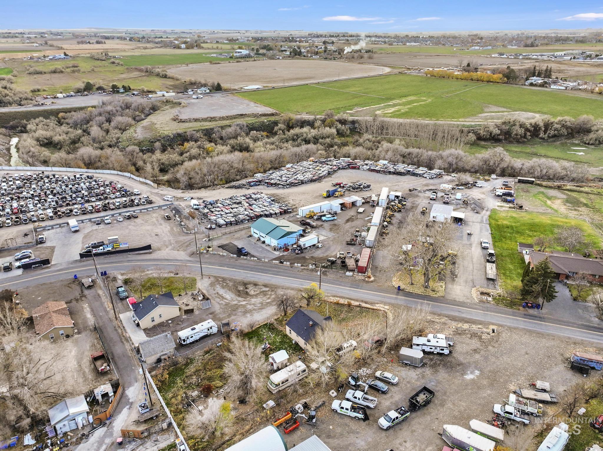 669 Locust Street South Twin Falls, ID 83301 - Photo 30 of 37 Drone / aerial view of industrial structures
