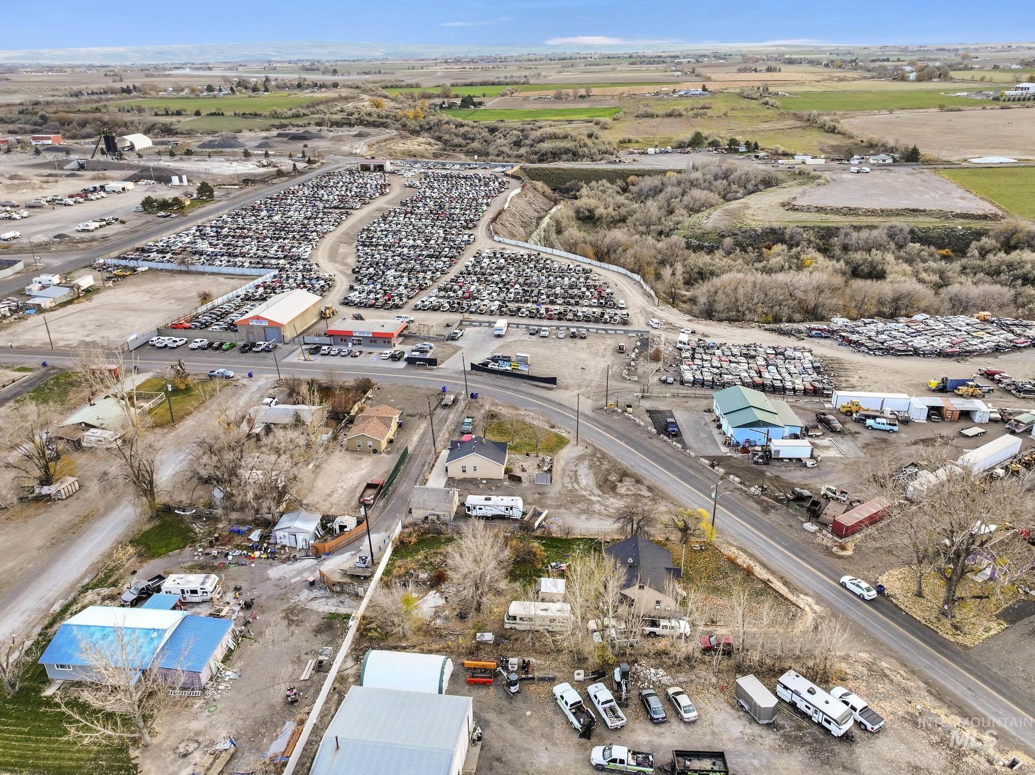 669 Locust Street South Twin Falls, ID 83301 - Photo 31 of 37 Drone / aerial view of an industrial area