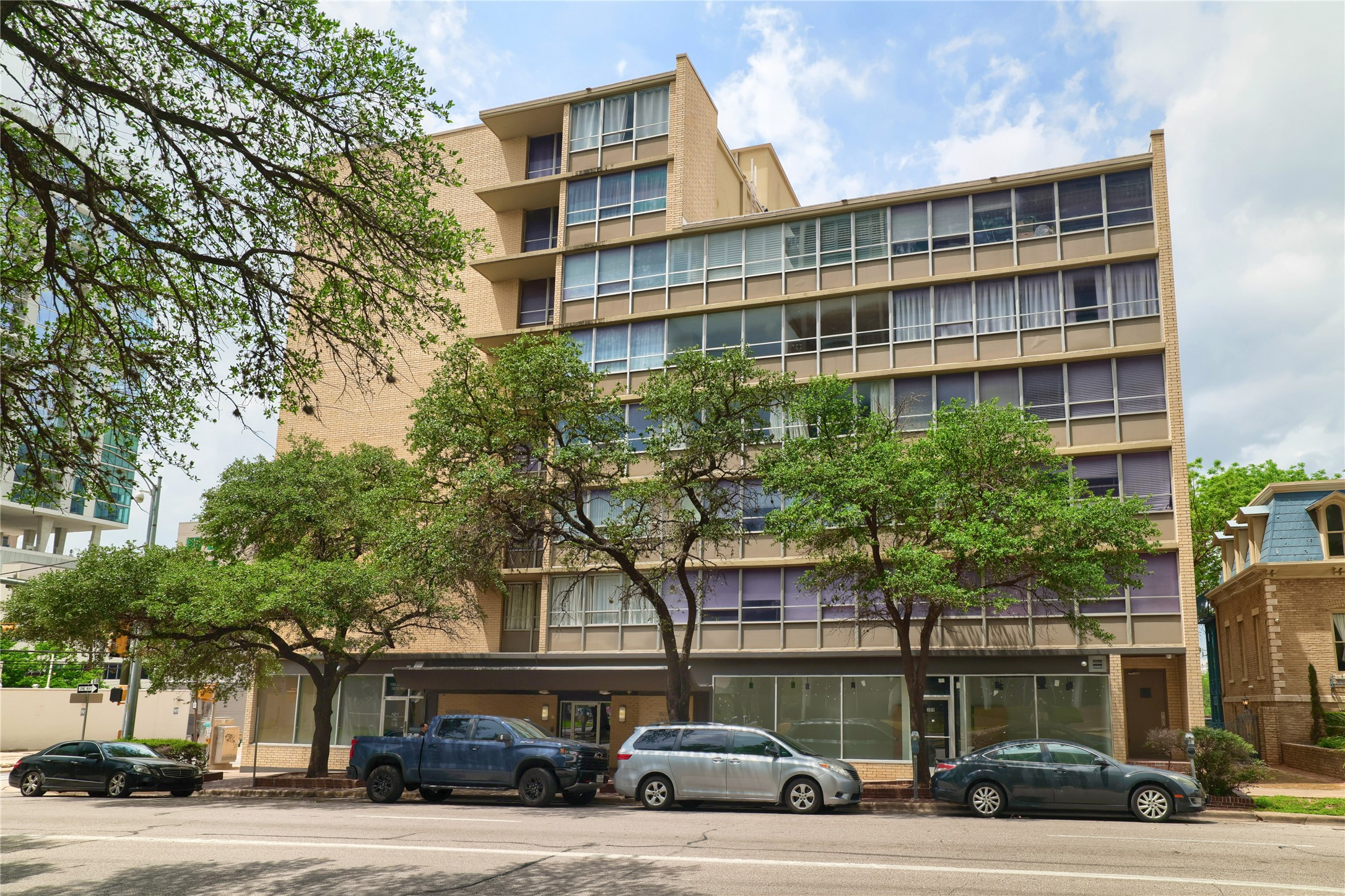 1800 Lavaca Street, Unit A508 Austin, TX 78701 - Photo 10 of 25 The property features a multi-story facade and a street-level entrance