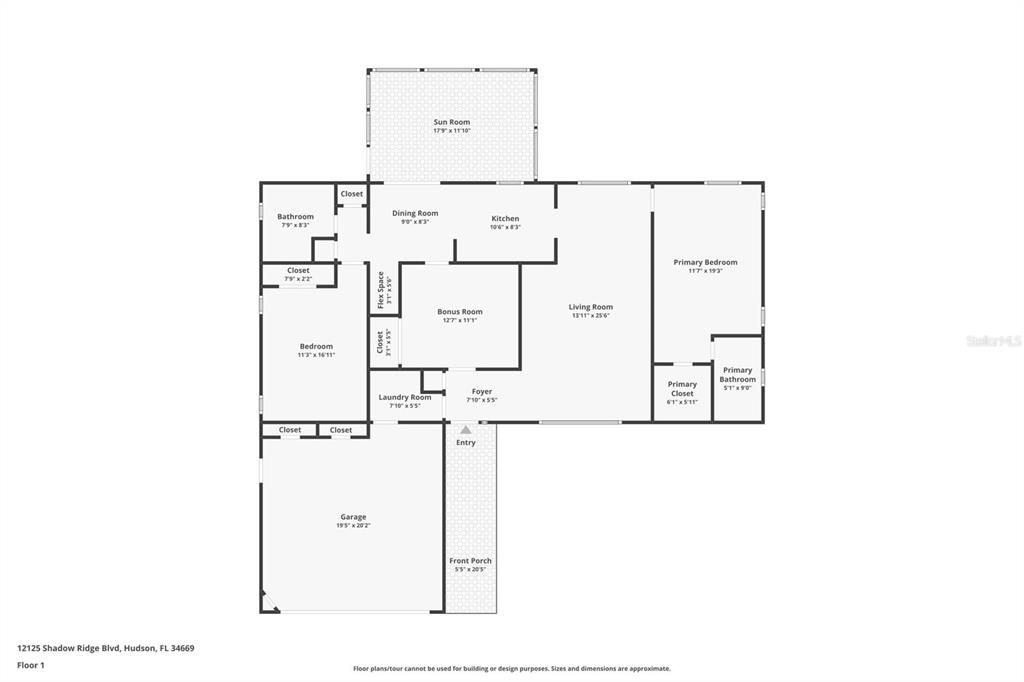 12125 Shadow Ridge Boulevard Hudson, FL 34669 - Photo 21 of 21 a picture of a floor plan