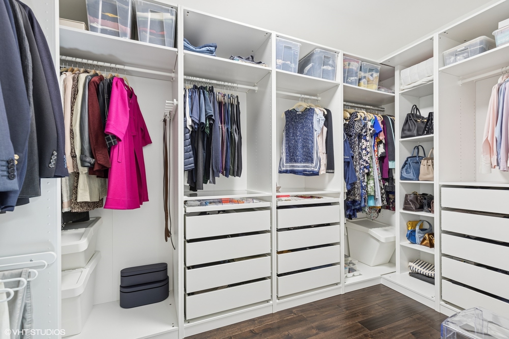 2131 Parkview Court Wilmette, IL 60091 - Photo 26 of 54 a view of walk in closet with clothes and shoes