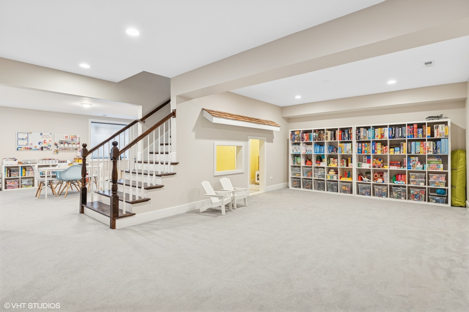 2131 Parkview Court Wilmette, IL 60091 - Photo 41 of 54 a view of an empty room with stairs and toys