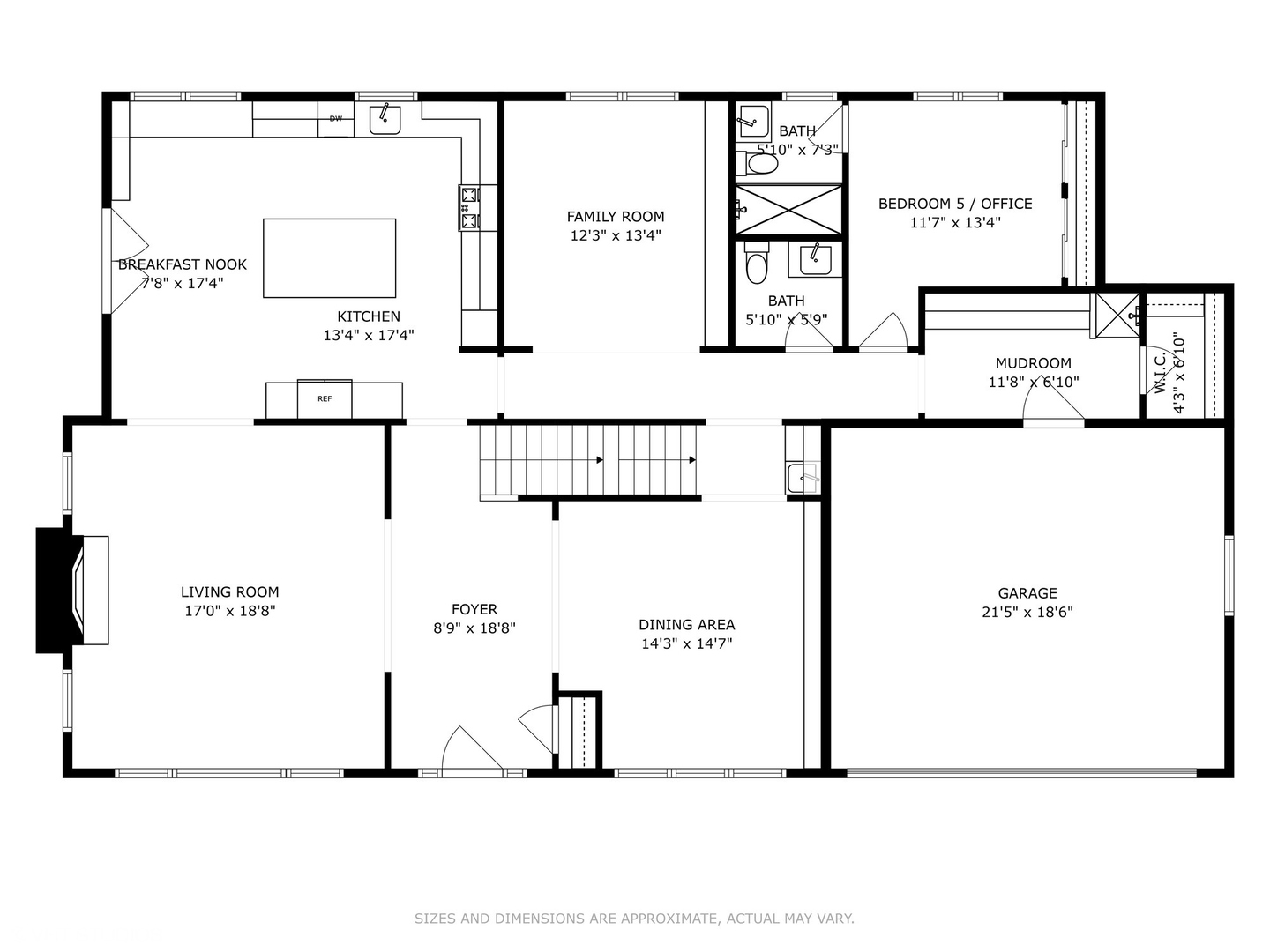 2131 Parkview Court Wilmette, IL 60091 - Photo 53 of 54 a picture of a bathroom with a white wall and a picture