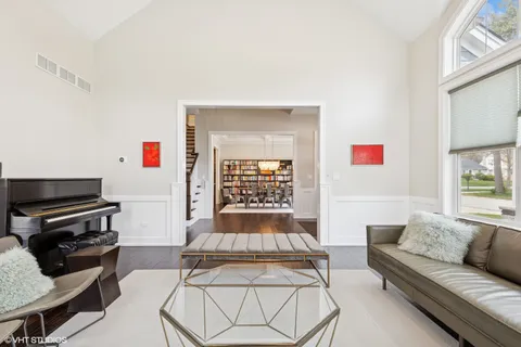 a living room with a couch and a flat screen tv
