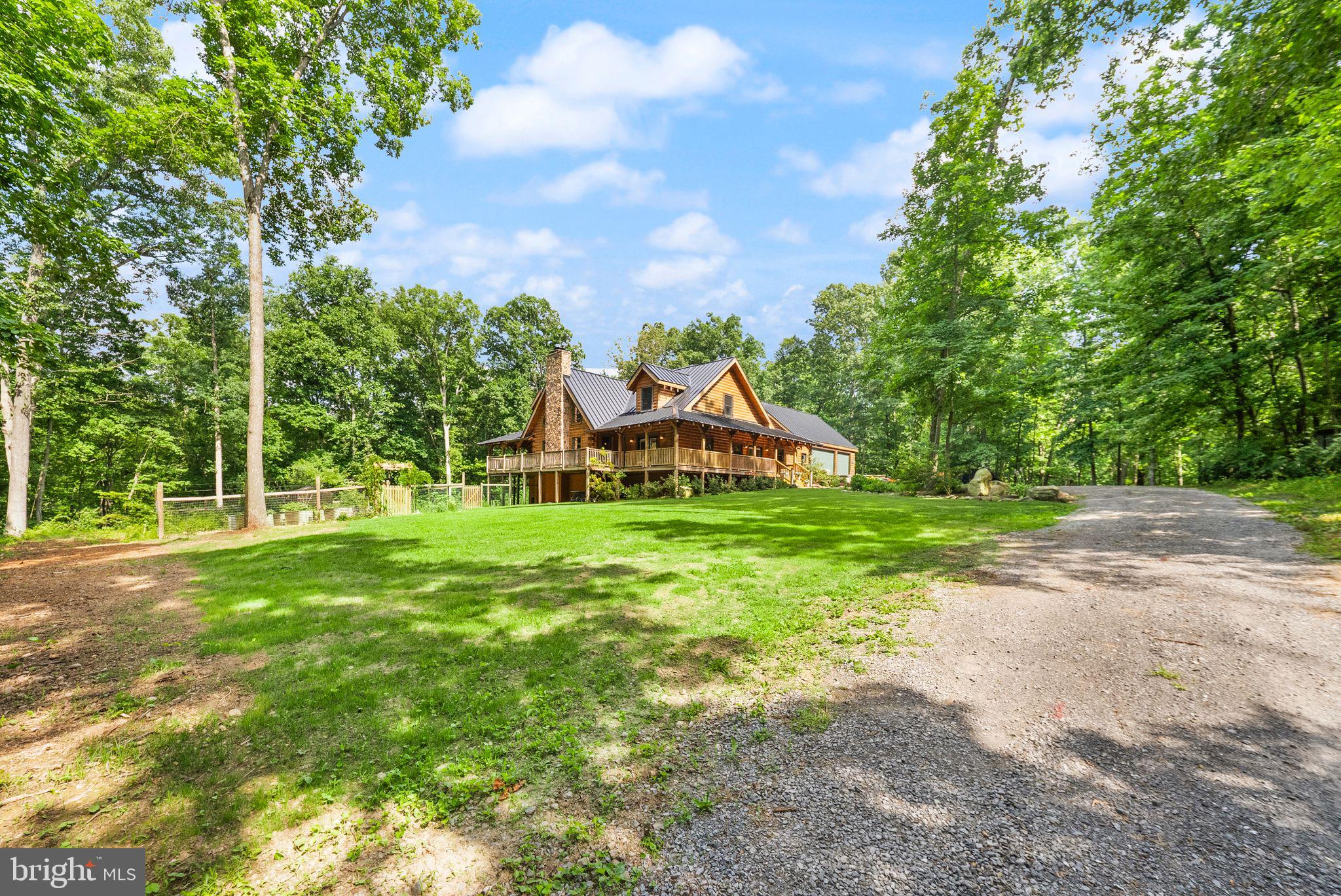 4020 Millwood Road Boyce, VA 22620 - Photo 108 of 132 Drive up to a breathtaking luxury log home.