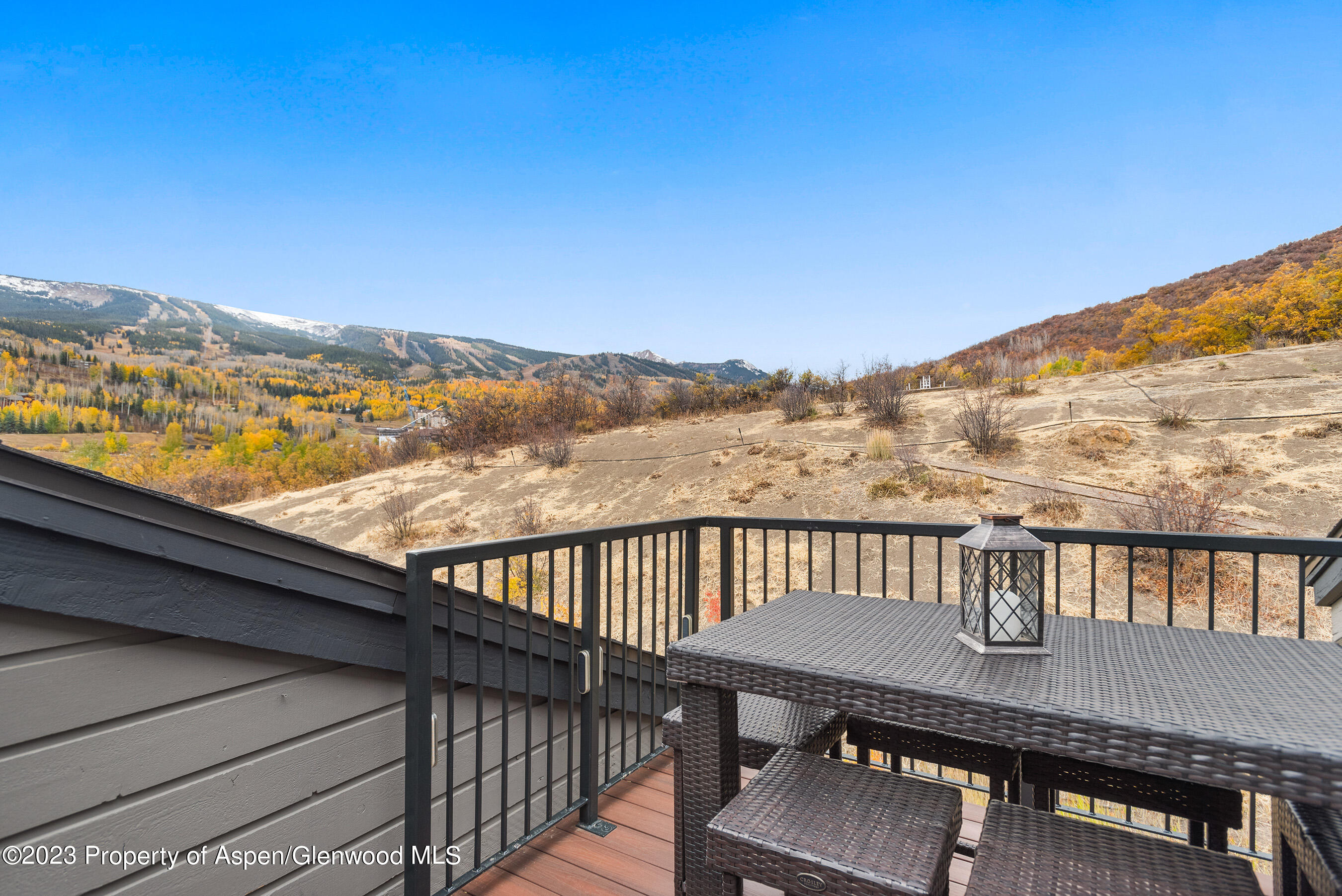 55 Upper Woodbridge Road, Unit G3 Snowmass Village, CO 81615 - Photo 28 of 44 a view of a balcony with an outdoor space