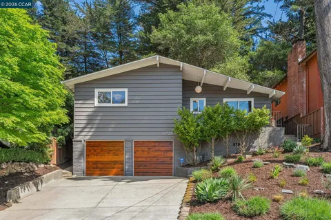 a house that has a tree in front of the house