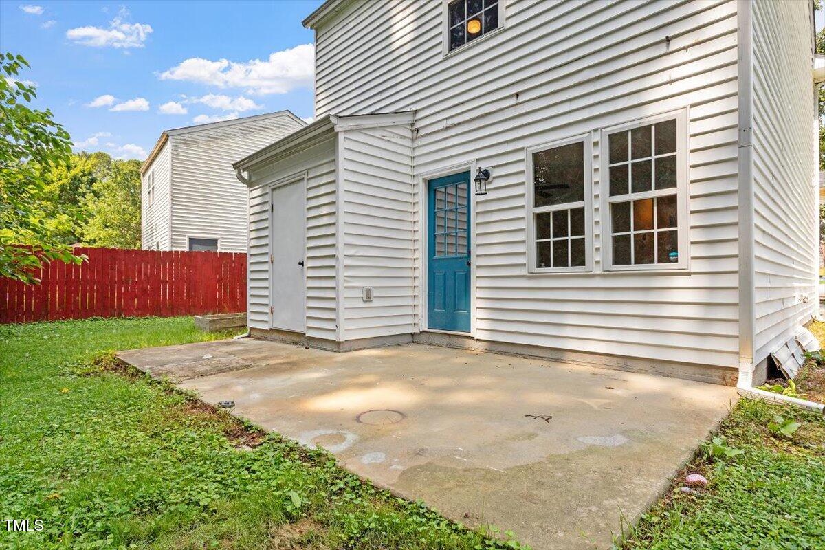2733 Midway Park Court Raleigh, NC 27610 - Photo 27 of 30 a view of back yard of the house