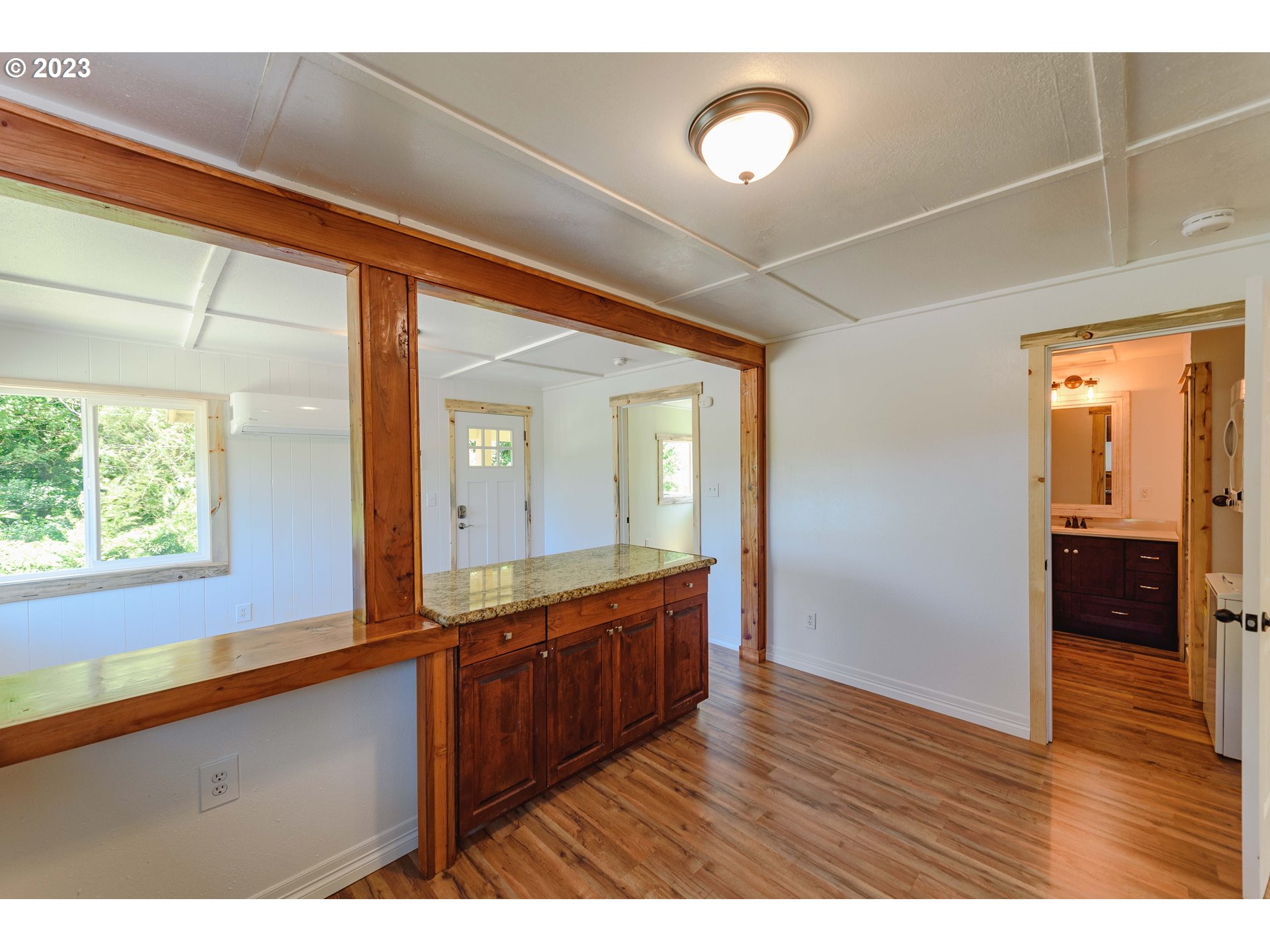 54156 Old Broadbent Road Myrtle Point, OR 97458 - Photo 31 of 48 a view interior of a house and wooden floor windows