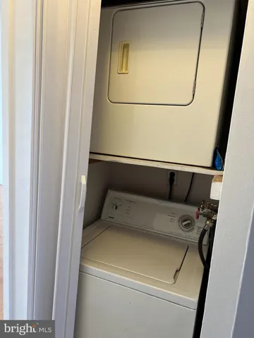 a bathroom with a mirror