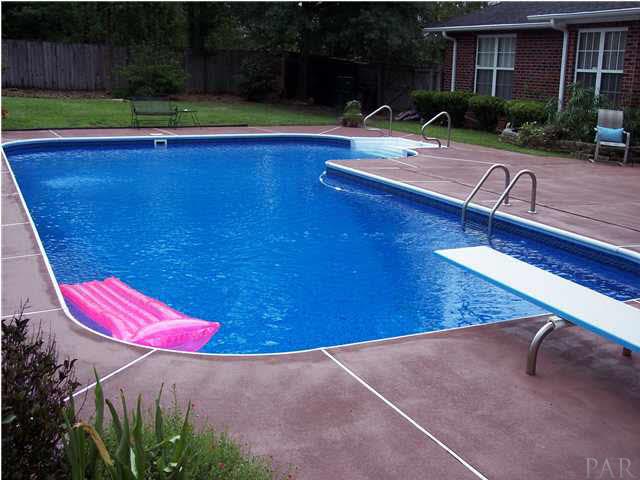 5037 Roland Road Pace, FL 32571 - Photo 24 of 24 This is not the standard pool. You'll love all the room in this pool for the entire family