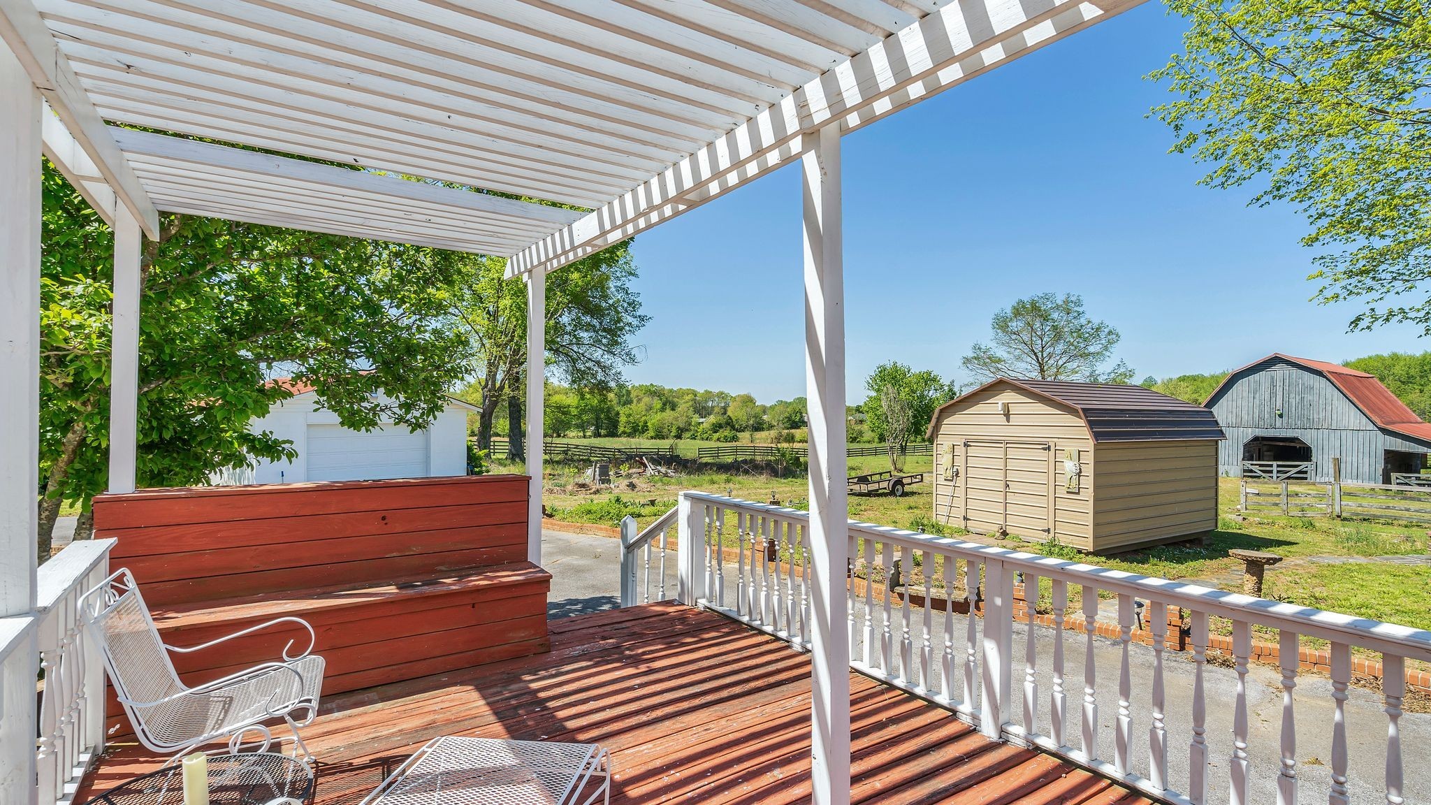 63 Old Huntsville Road Fayetteville, TN 37334 - Photo 4 of 36 a view of a two chairs in the balcony