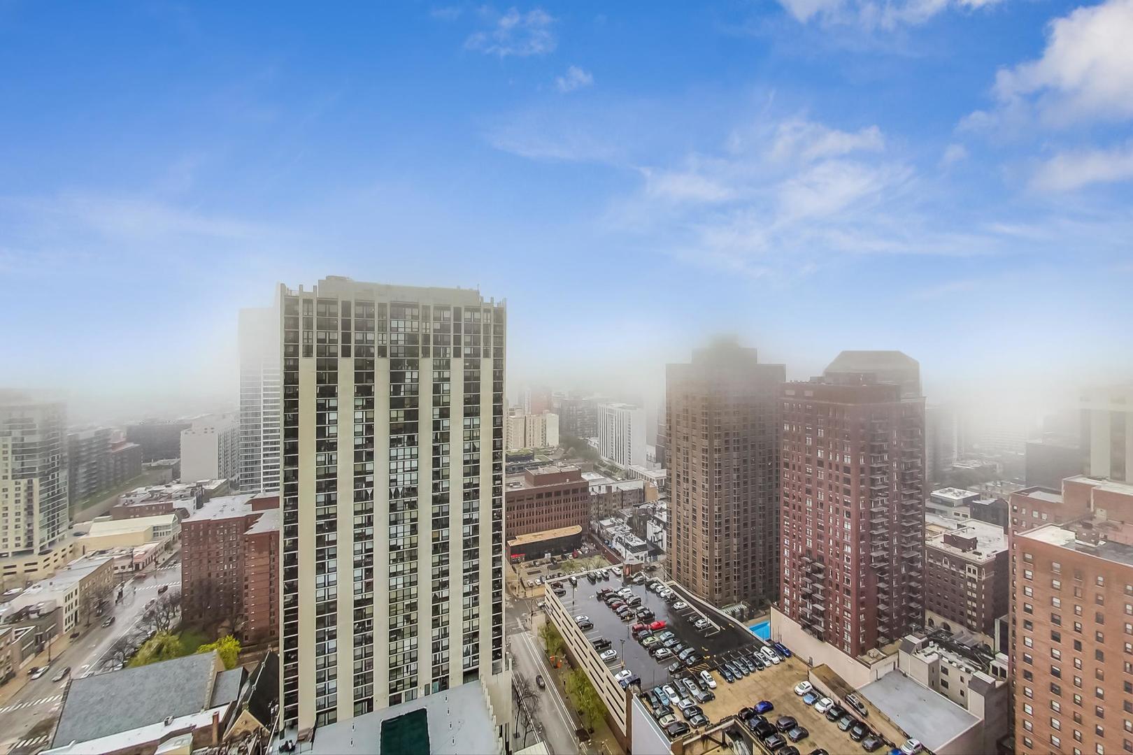 111 West Maple Street, Unit 3005 Chicago, IL 60610 - Photo 14 of 18 a city view with tall buildings