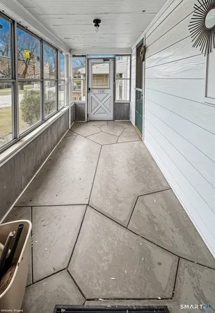 a view of front door