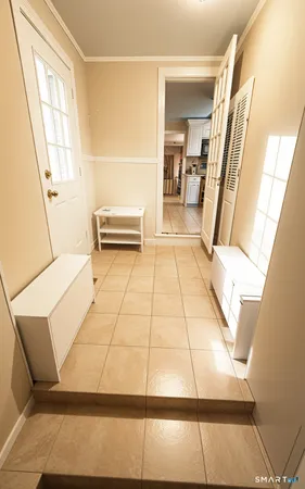 a view of front door