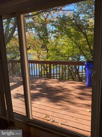 a view of balcony and deck