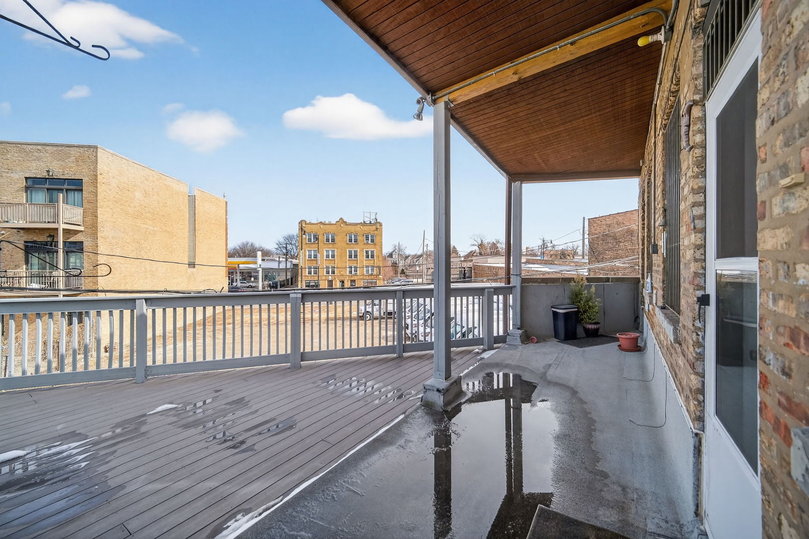 4369 North Elston Avenue Chicago, IL 60641 - Photo 41 of 43 a view of a balcony with furniture