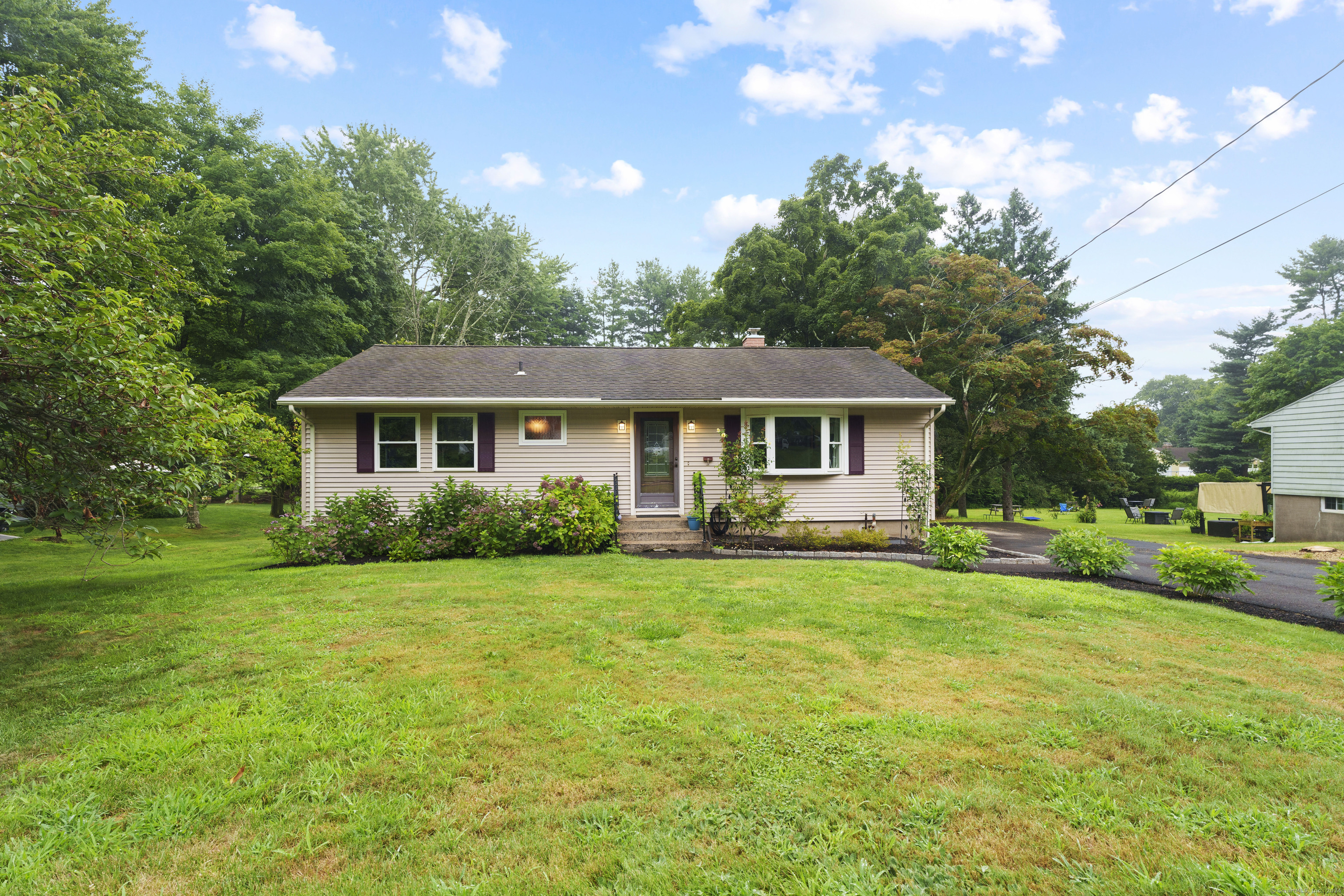 115 Hope Hill Road Wallingford, CT 06492 - Photo 1 of 1 a front view of a house with a yard and trees