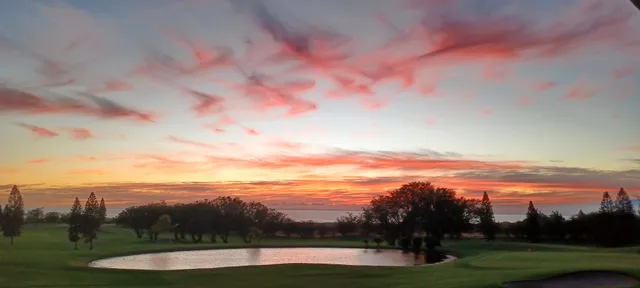 a view of outdoor space with mountain view