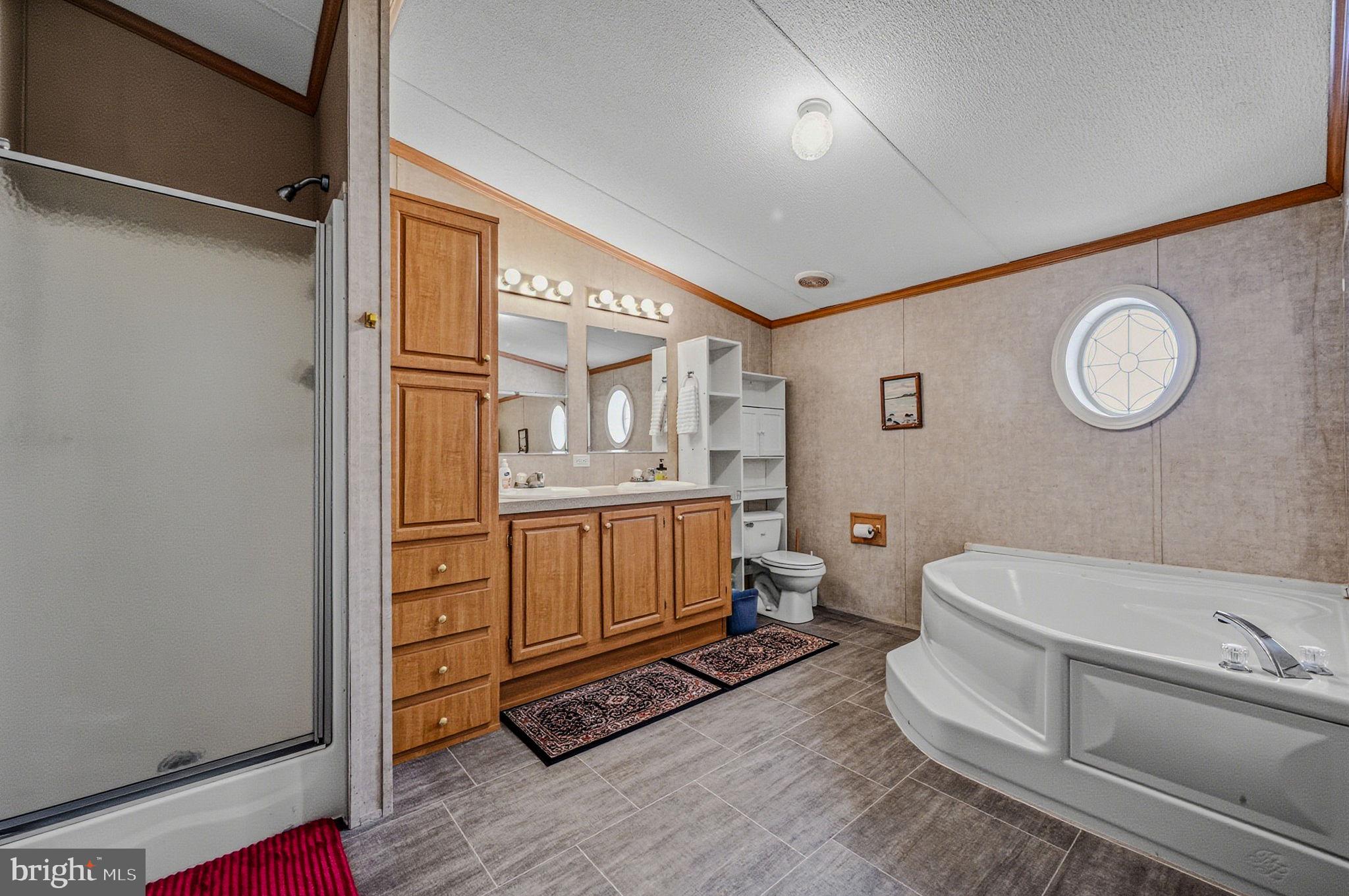 2237 Marshyhope Road Felton, DE 19943 - Photo 9 of 38 a bathroom with a double vanity sink mirror and toilet