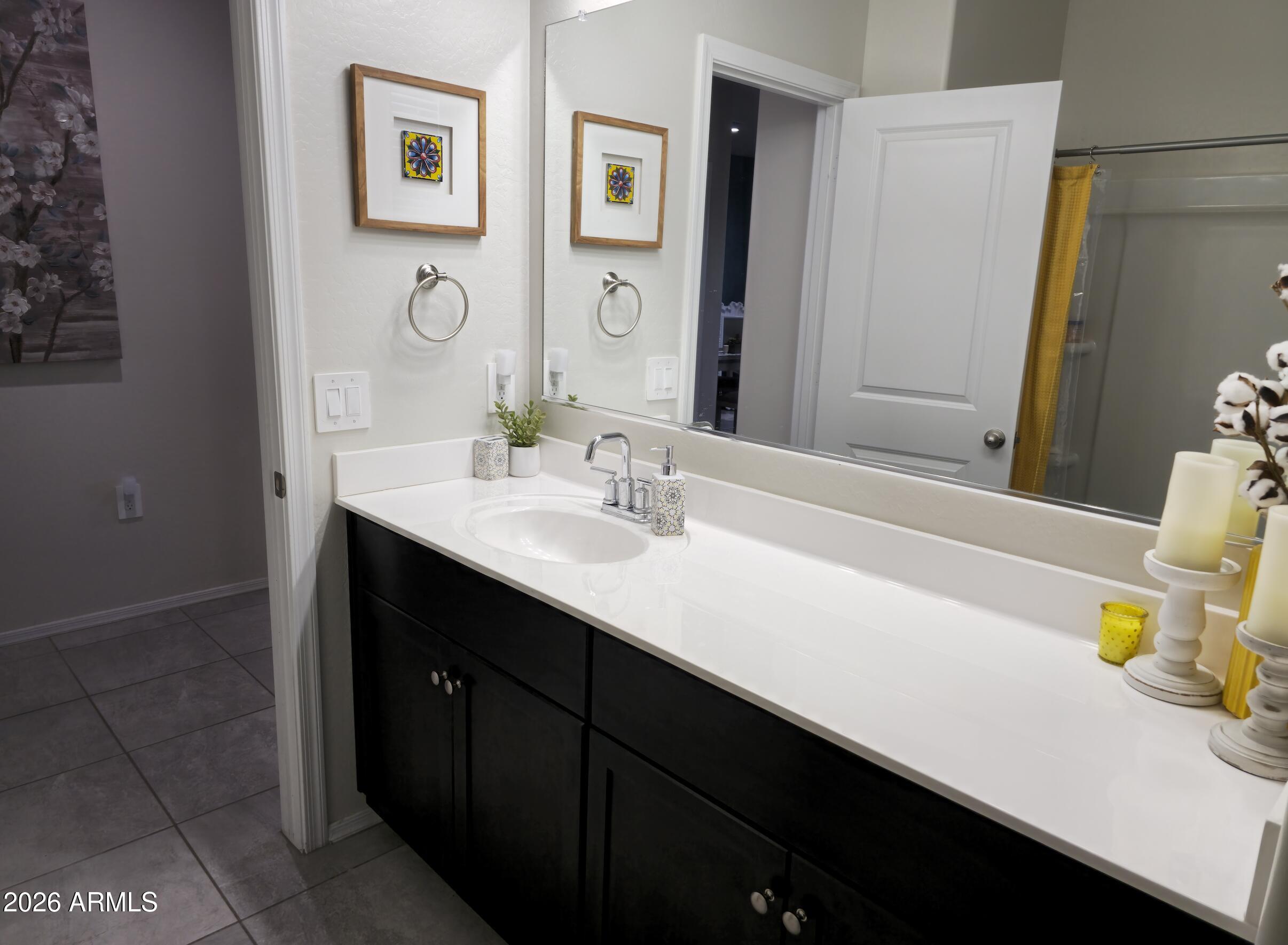 9434 Cotton Road Florence, AZ 85132 - Photo 20 of 25 a bathroom with a sink and a mirror