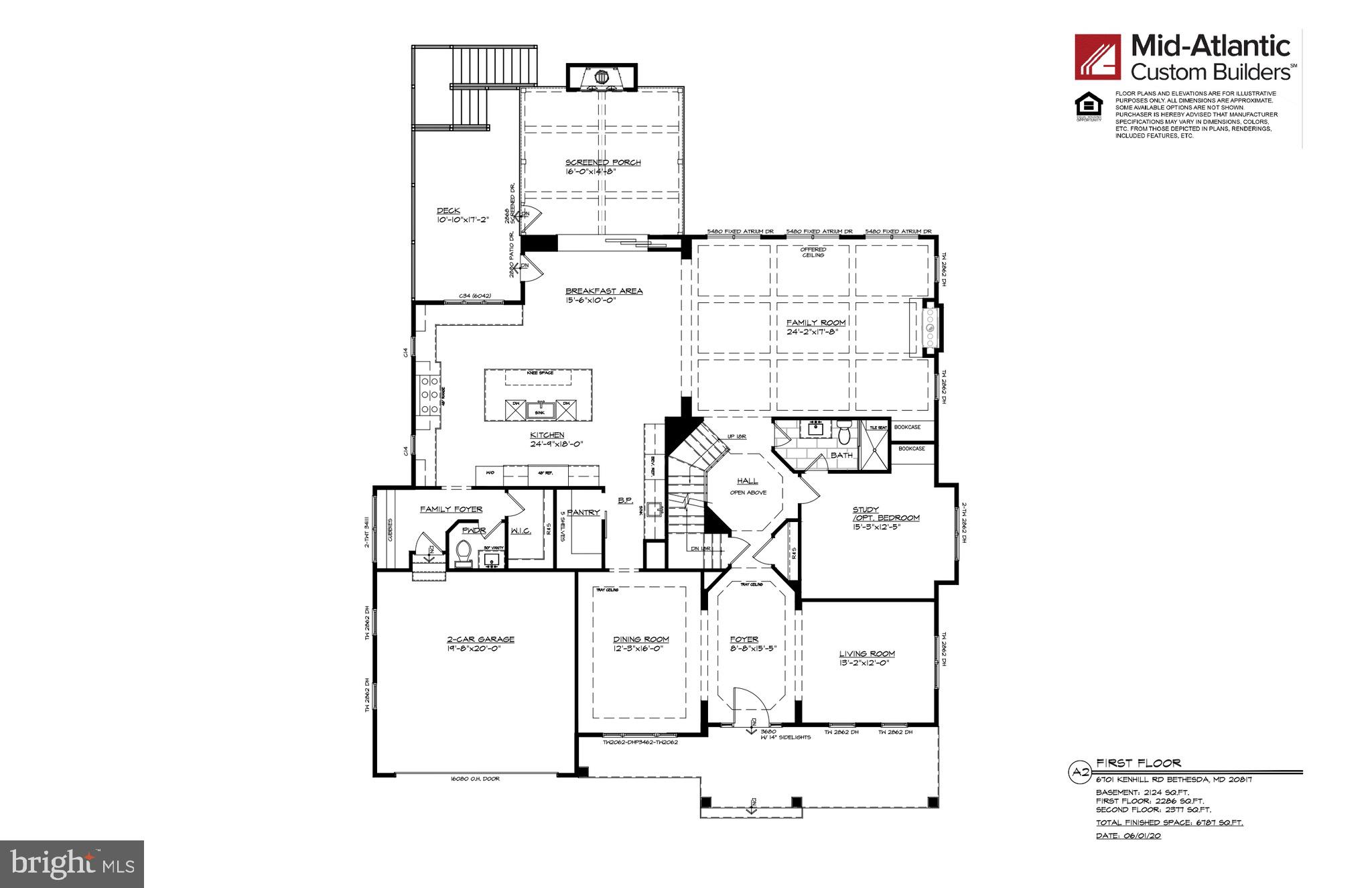 6701 Kenhill Road Bethesda, MD 20817 - Photo 12 of 14 Main Level Floor Plan