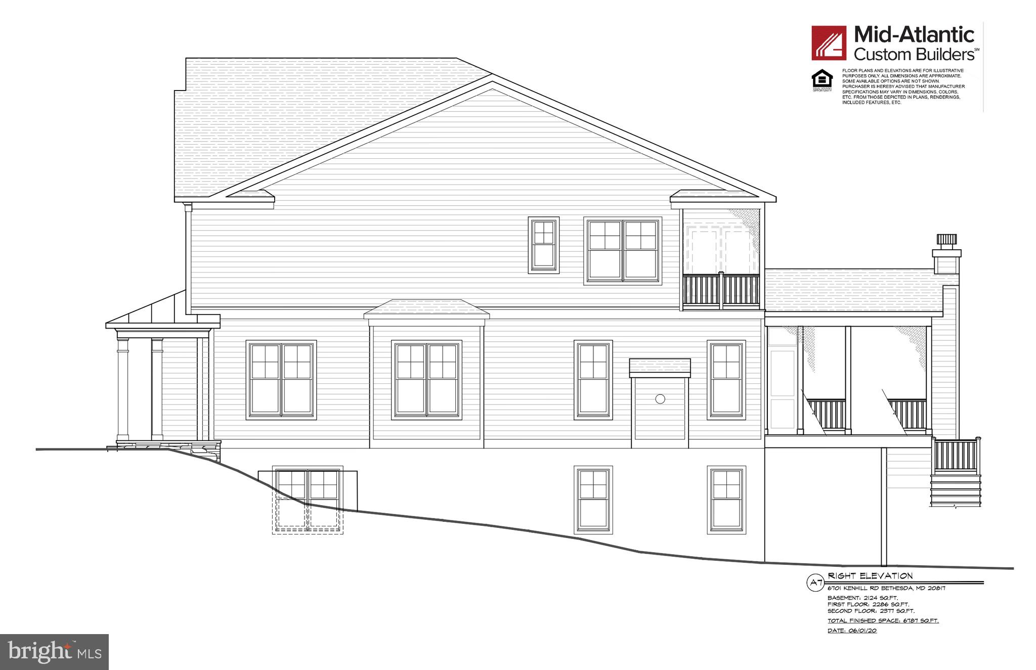 6701 Kenhill Road Bethesda, MD 20817 - Photo 3 of 14 Right Elevation