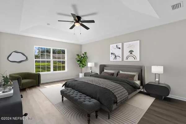wooden floor in an empty room