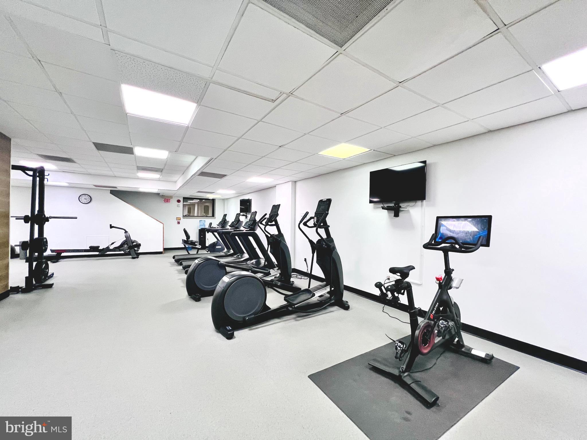 2111 Wisconsin Avenue Northwest, Unit 110 Washington, DC 20007 - Photo 20 of 32 a view of a room with gym equipment