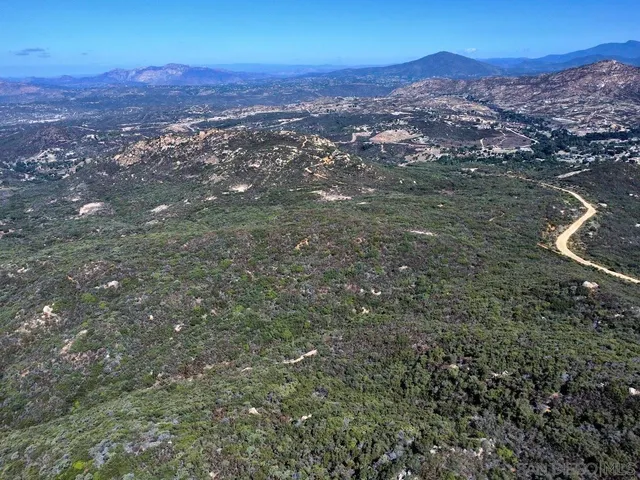 a view of city and mountain