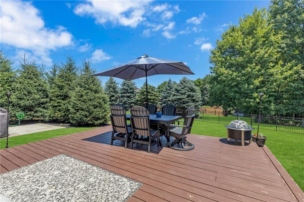 125 James Drive Beaver, PA 15009 - Photo 37 of 40 a view of a backyard with sitting area