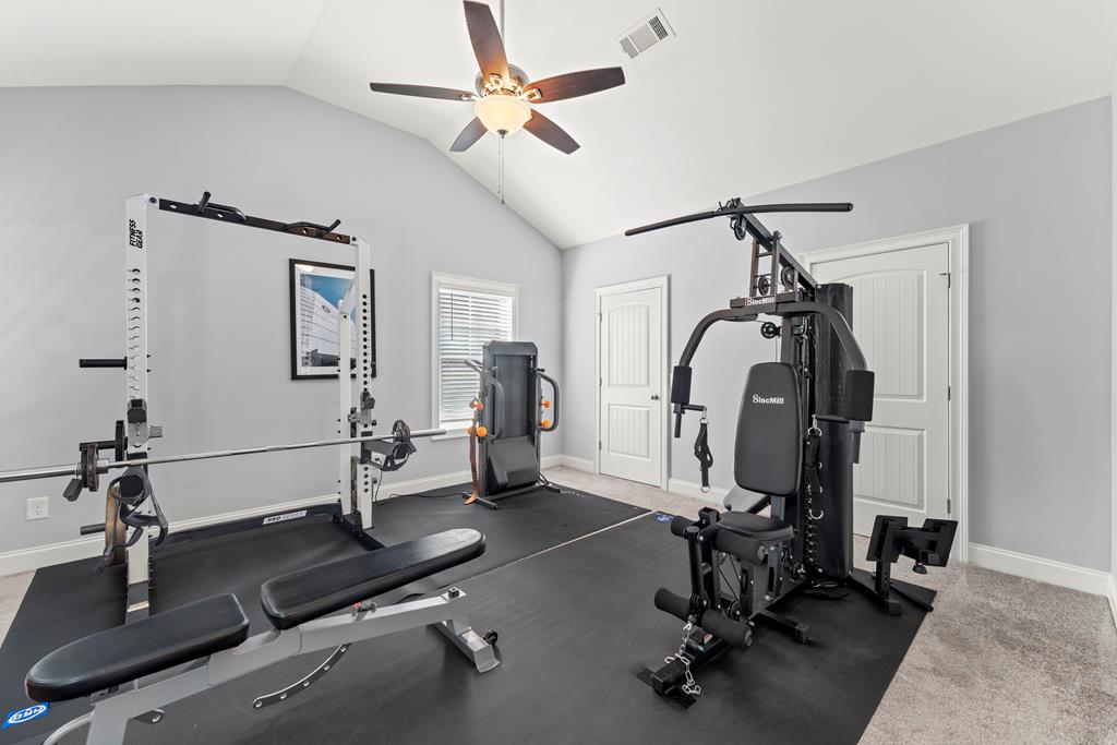 2800 Hopewell Church Road Pine Mountain, GA 31822 - Photo 33 of 38 a view of a room with gym equipment