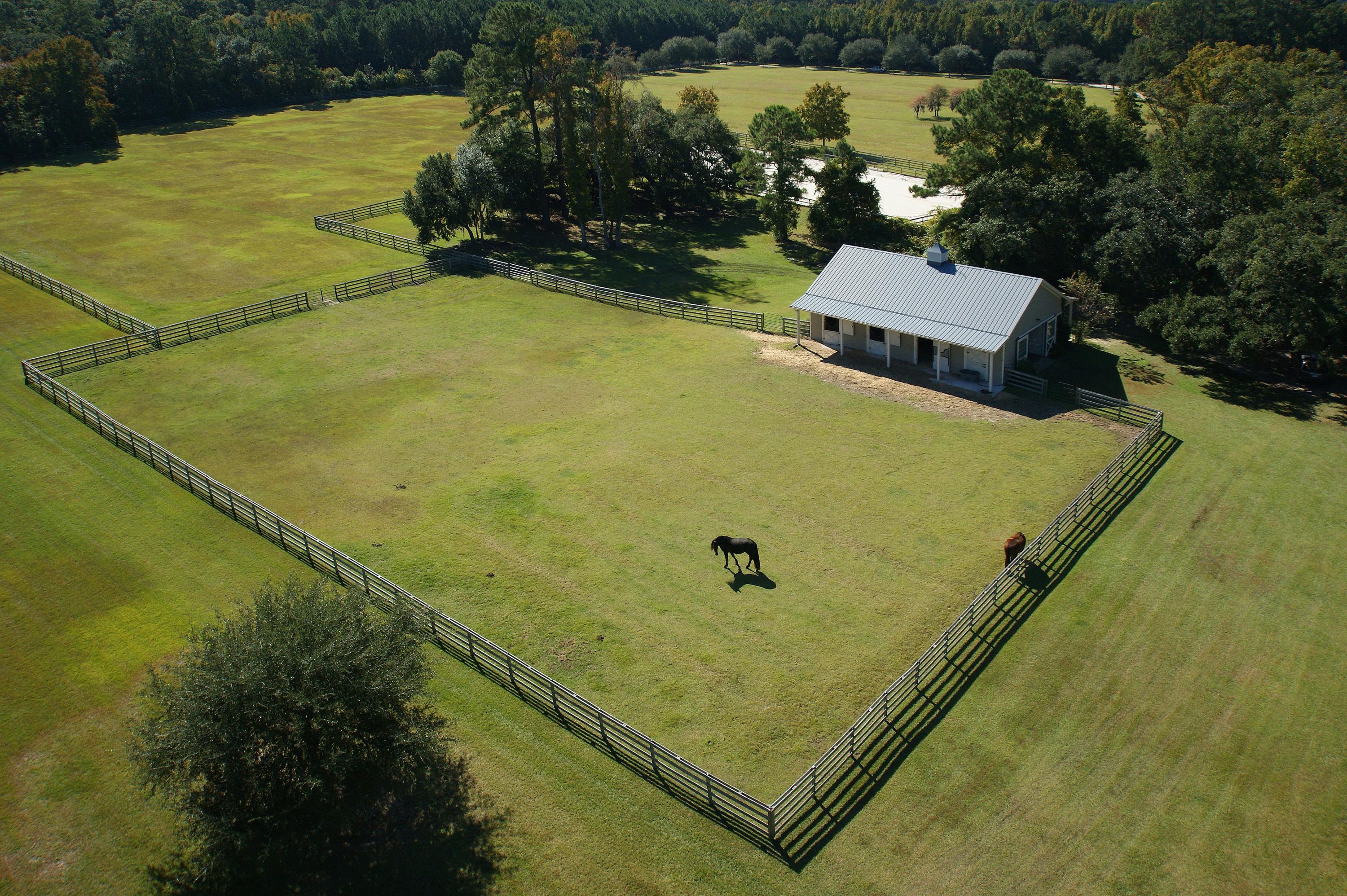 6090 Josie Ridge Road Wadmalaw Island, SC 29487 - Photo 6 of 45 arial of main paddock