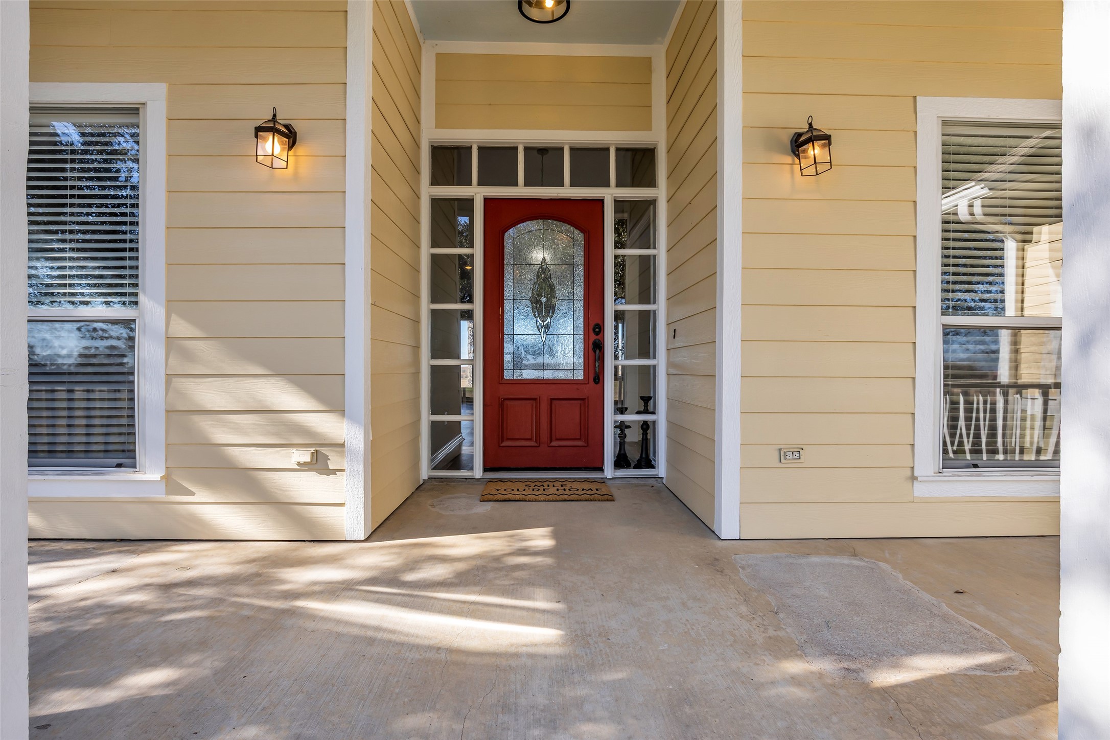 1075 Harrisburg Road Brenham, TX 77833 - Photo 6 of 49 a view of a wooden door of the house
