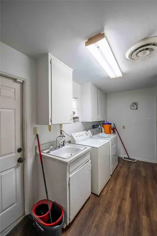 a view of street with houses