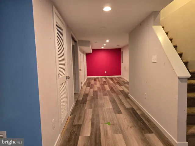 a view of wooden floor