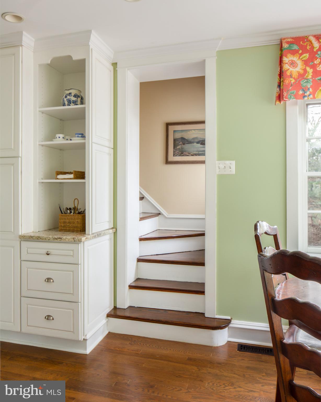 542 Hilaire Road Wayne, PA 19087 - Photo 15 of 38 Back Staircase to Office & Laundry Room.