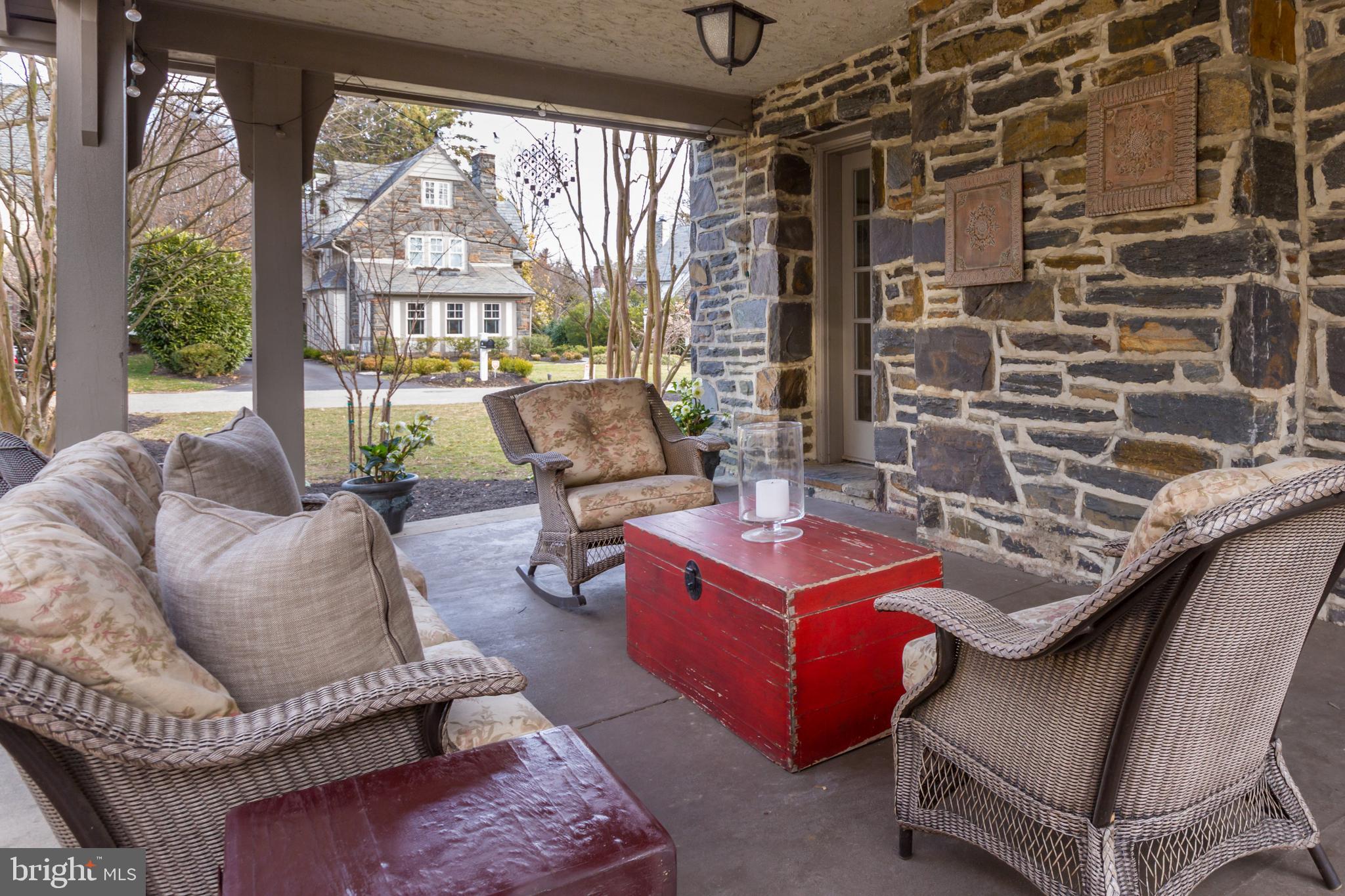 542 Hilaire Road Wayne, PA 19087 - Photo 34 of 38 Covered Porch.