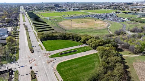 a view of a city and an buildings