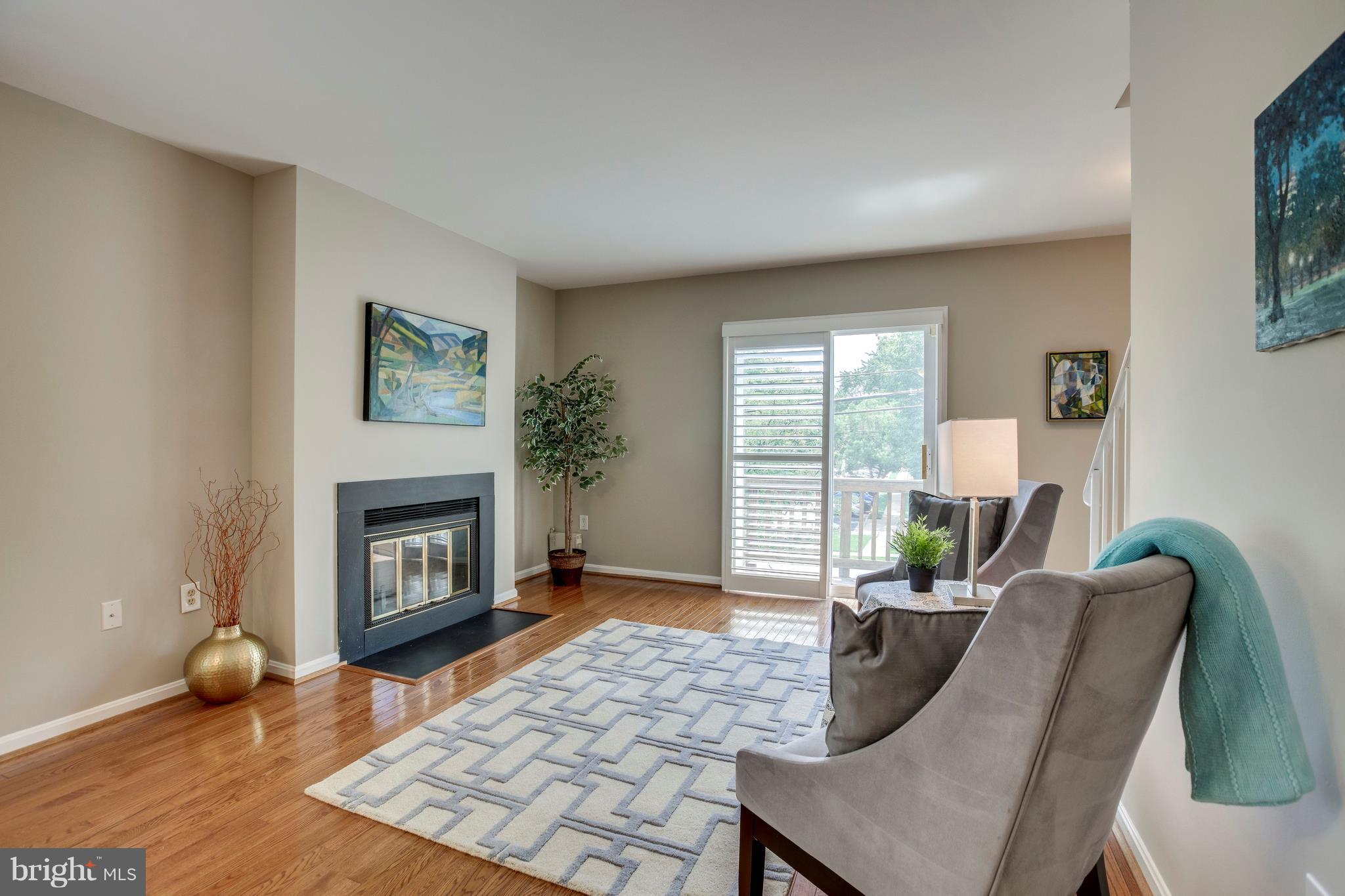 3900 9th Road South Arlington, VA 22204 - Photo 10 of 24 Open living area with balcony