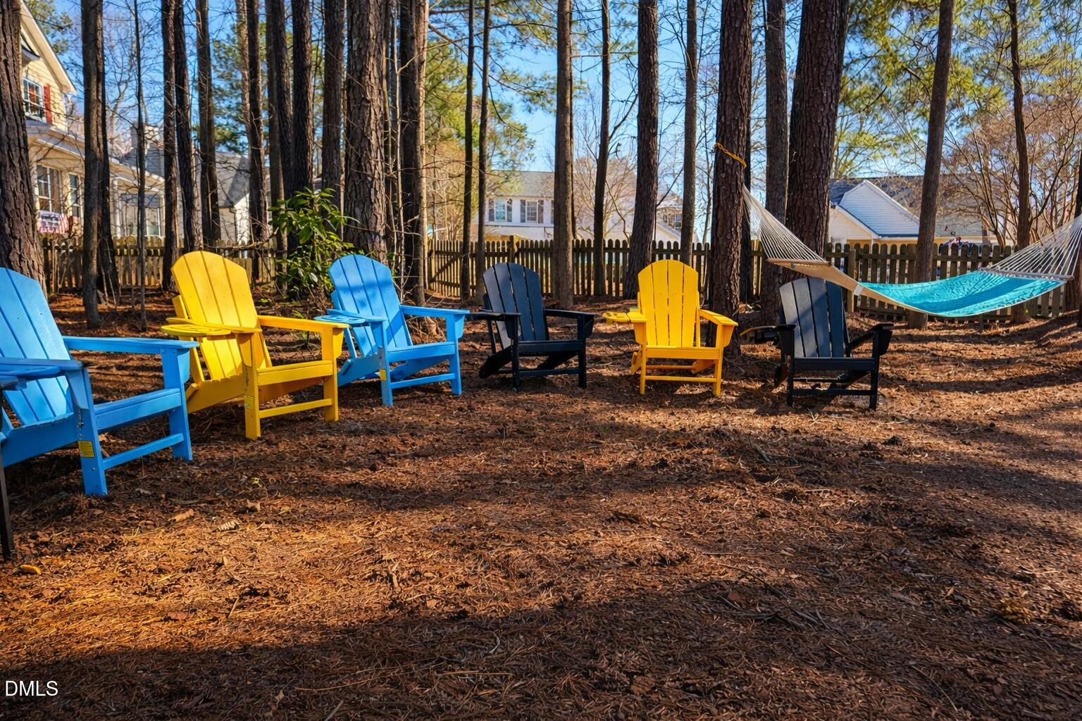 300 Pate Street Apex, NC 27502 - Photo 29 of 33 a backyard of a house with barbeque oven table and chairs