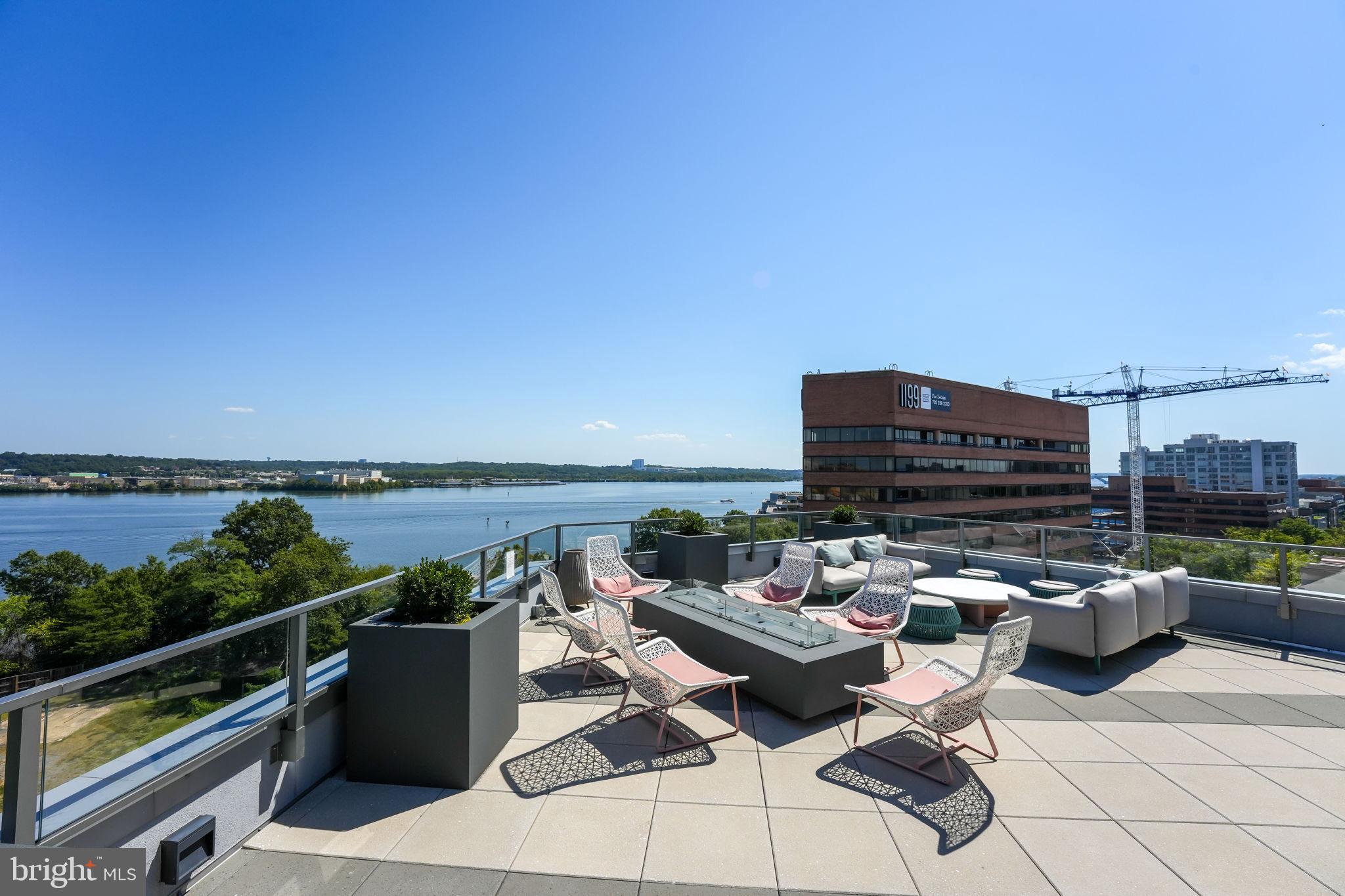 1201 North Royal Street, Unit 214 Alexandria, VA 22314 - Photo 46 of 71 Rooftop retreat with stunning water views.