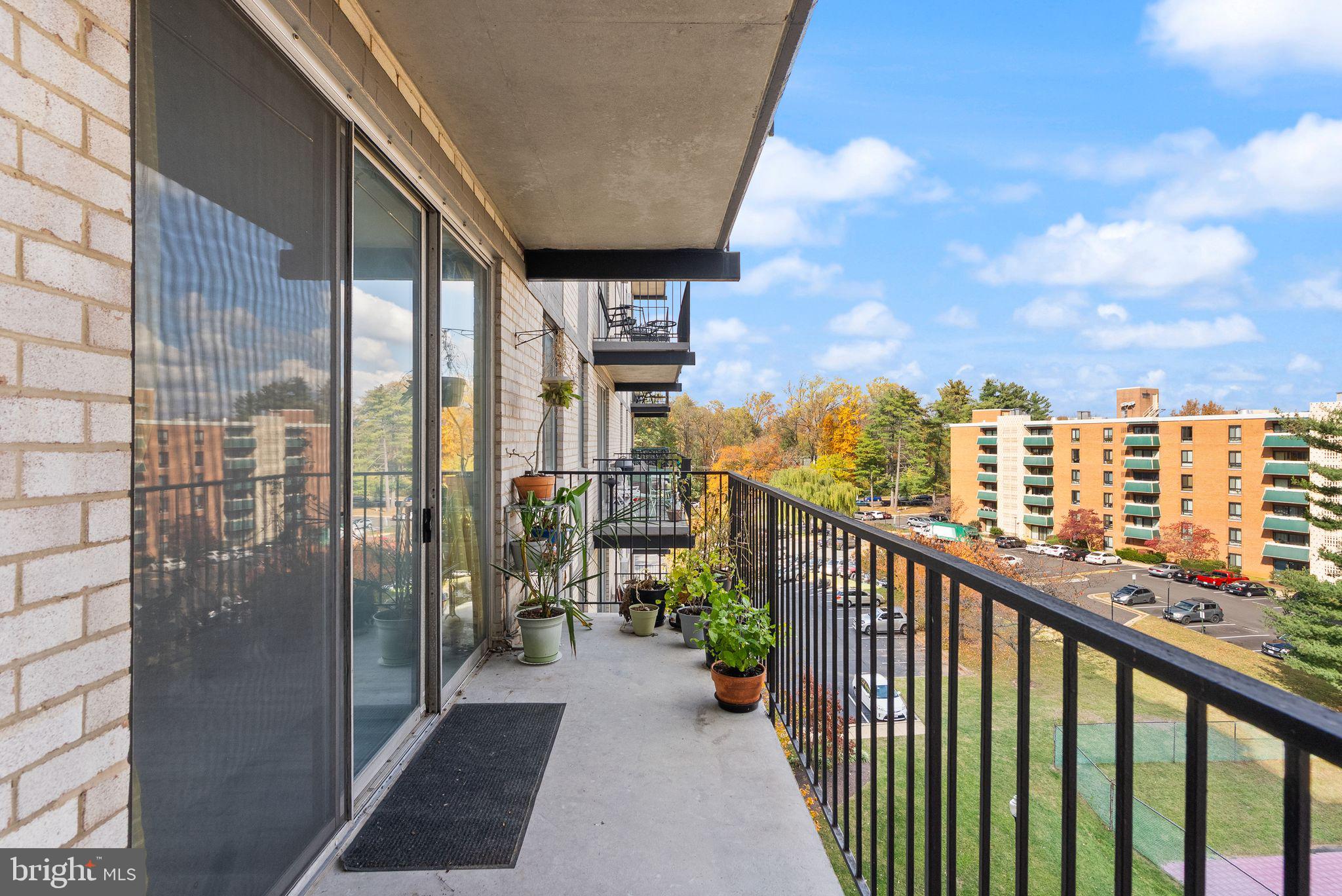 3245 Rio Drive, Unit 608 Falls Church, VA 22041 - Photo 16 of 36 a view of a balcony with city view