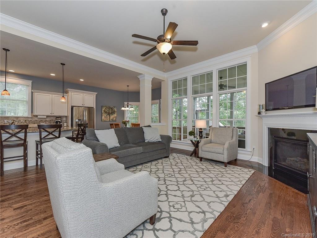 313 Olmstead Street Fort Mill, SC 29708 - Photo 21 of 48 a living room with furniture and a fireplace